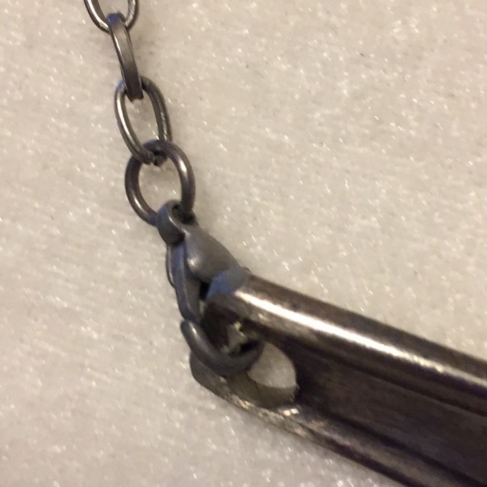 Beautiful handmade wedding spoon necklace - Picture 3 of 5
